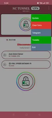 NC TUNNEL VPN android App screenshot 3